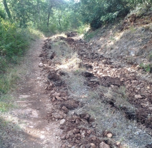 Rehabilitación camino en Sedano (Burgos)
